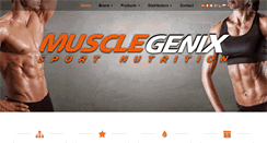 Desktop Screenshot of musclegenix.com